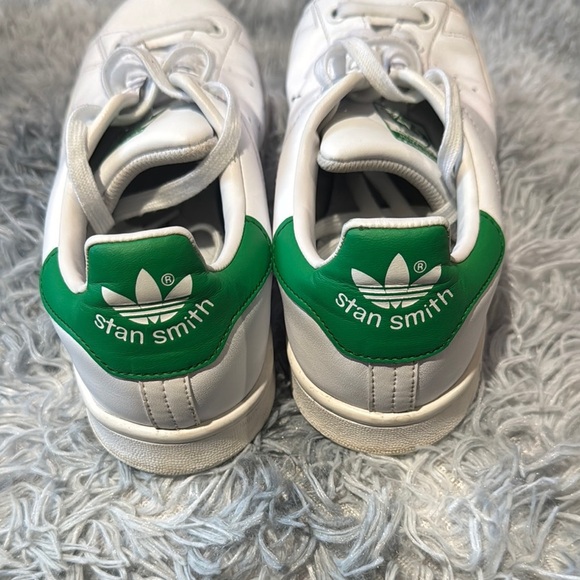 Adidas White Sneakers with Green Accents - Picture 3 of 6